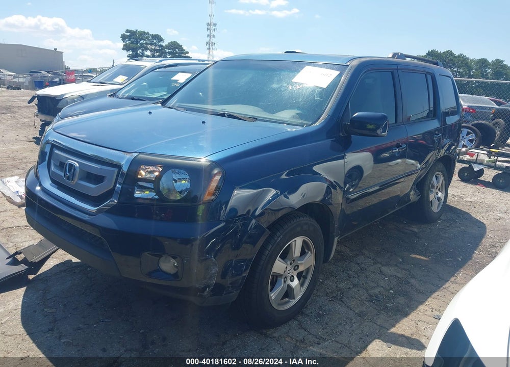 2009 HONDA PILOT EX-L VIN: 5FNYF38589B019705
