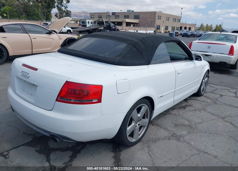 2009 AUDI A4 2.0T SPECIAL EDITION VIN: WAUAF48H69K008557