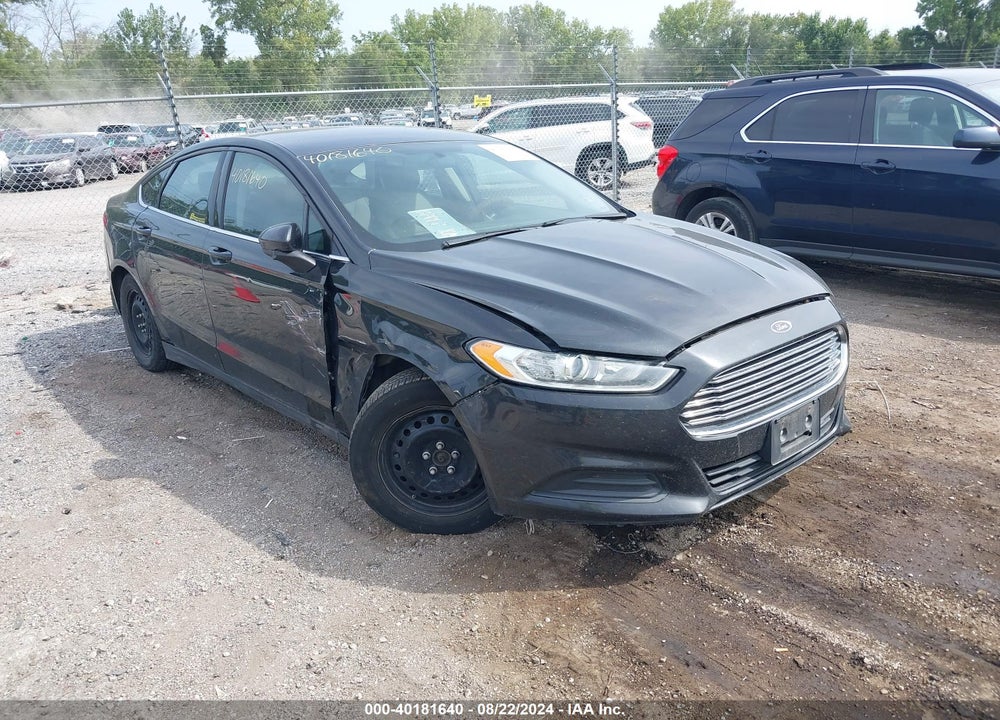 2013 FORD FUSION S VIN: 3FA6P0G74DR236638