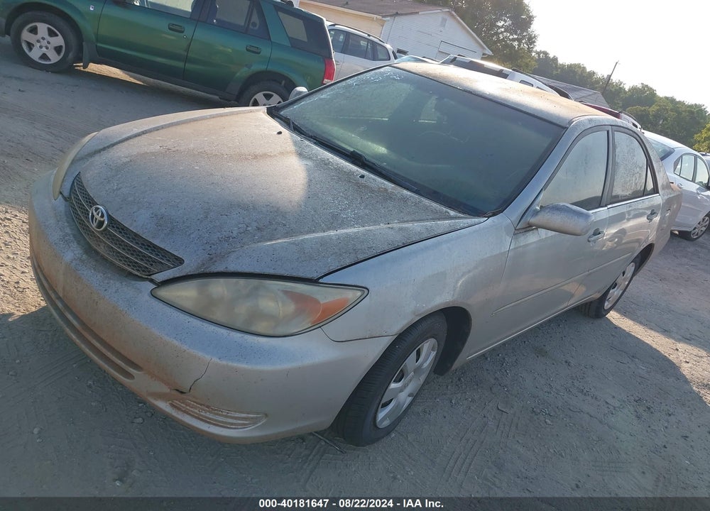 2002 TOYOTA CAMRY LE VIN: 4T1BE32K82U103376