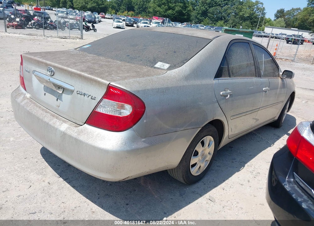 2002 TOYOTA CAMRY LE VIN: 4T1BE32K82U103376