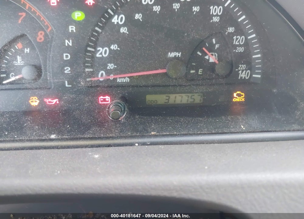 2002 TOYOTA CAMRY LE VIN: 4T1BE32K82U103376