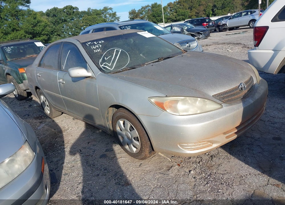 2002 TOYOTA CAMRY LE VIN: 4T1BE32K82U103376