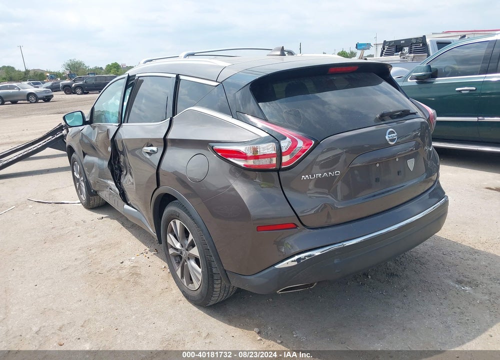 2017 NISSAN MURANO SL VIN: 5N1AZ2MG5HN185010