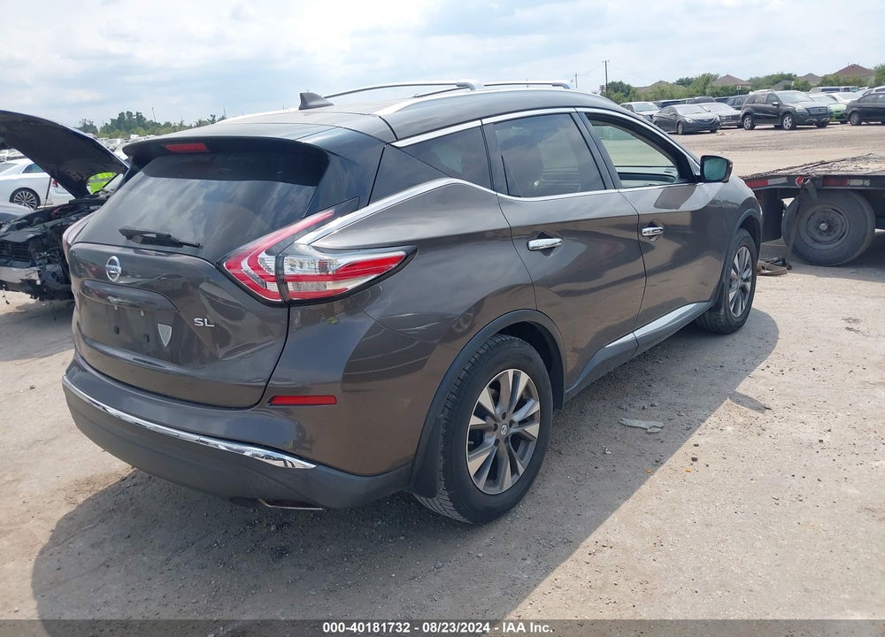 2017 NISSAN MURANO SL VIN: 5N1AZ2MG5HN185010