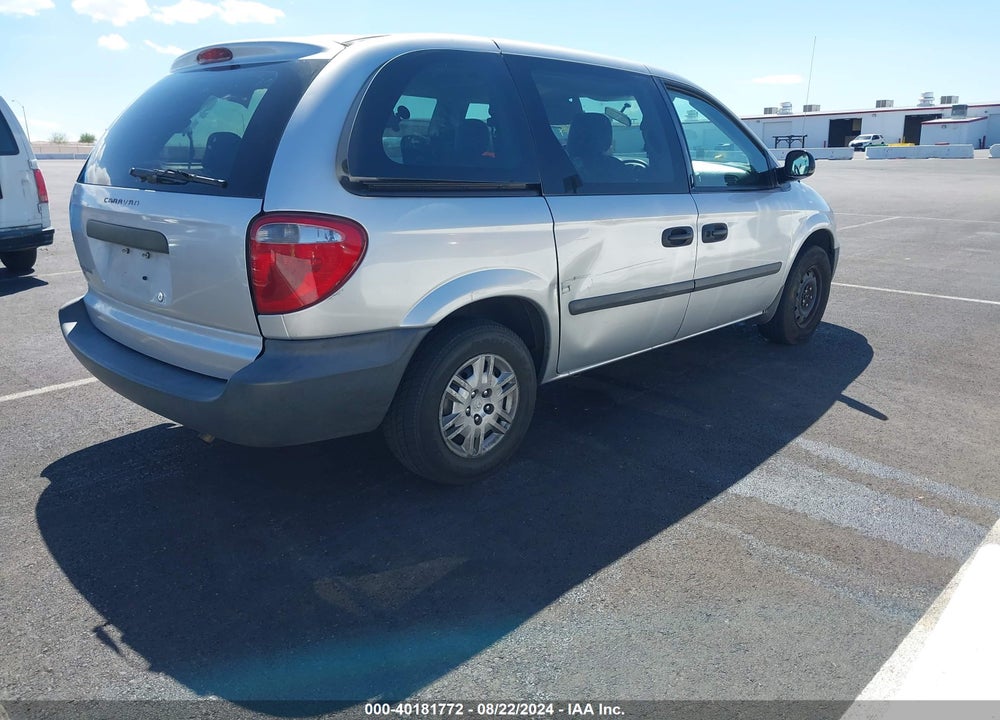 2006 DODGE CARAVAN SE VIN: 1D4GP25B86B662263