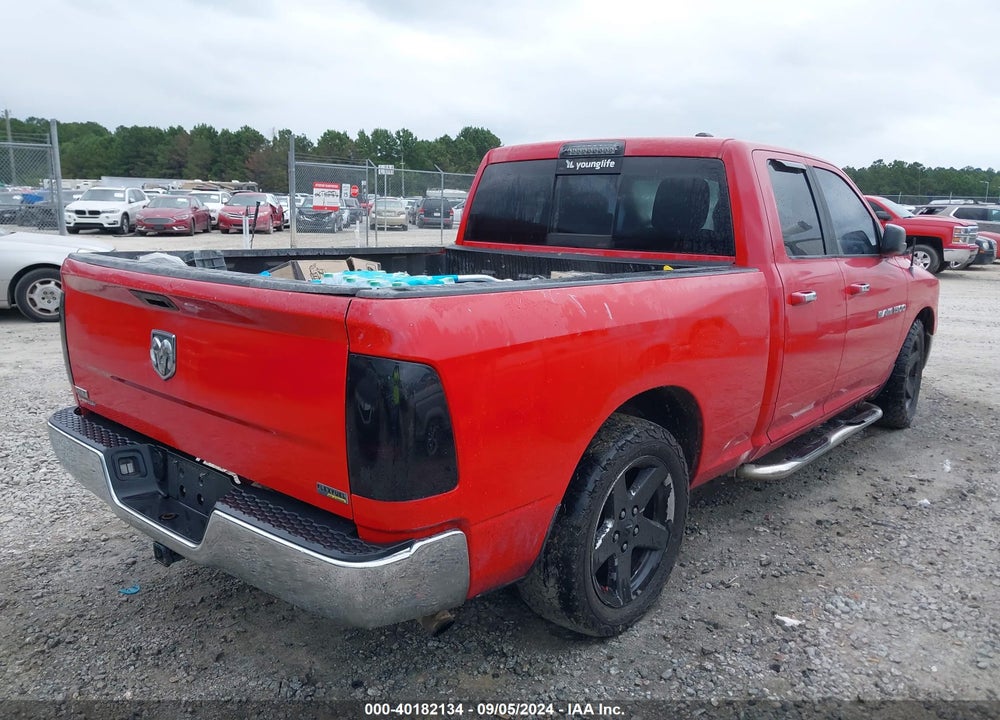 2012 RAM 1500 SLT VIN: 1C6RD6GPXCS233322