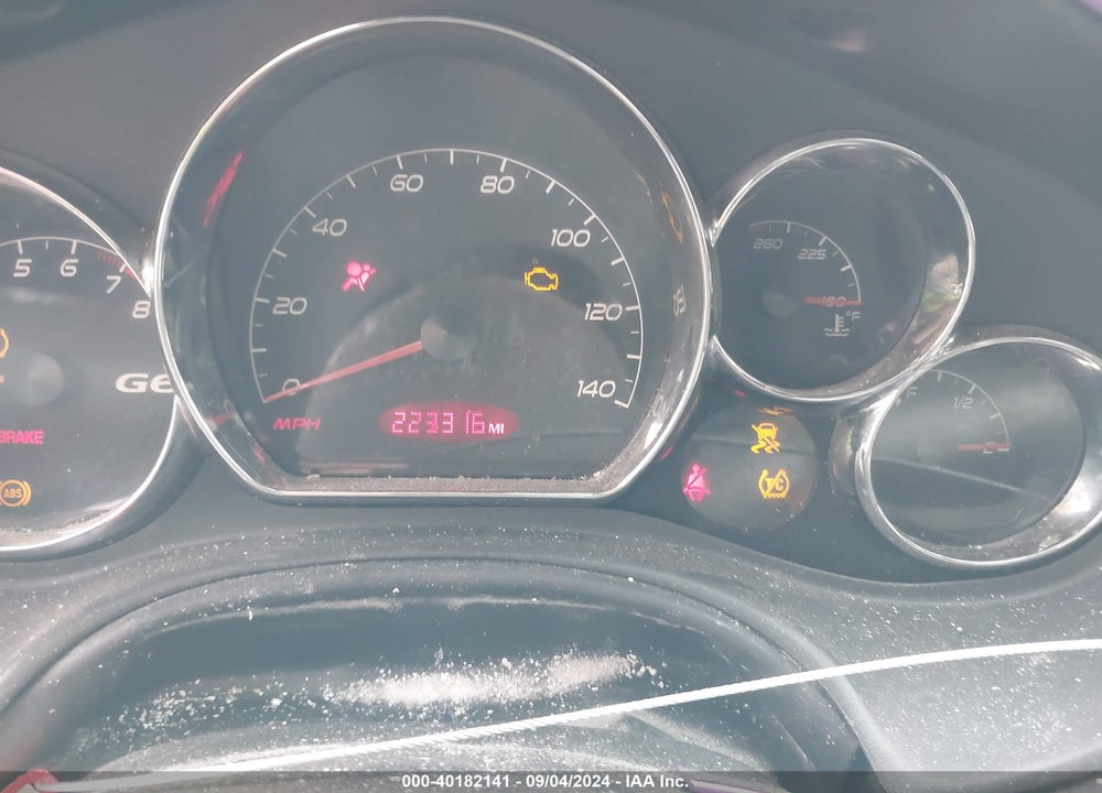 2008 PONTIAC G6 GXP VIN: 1G2ZM577084253811