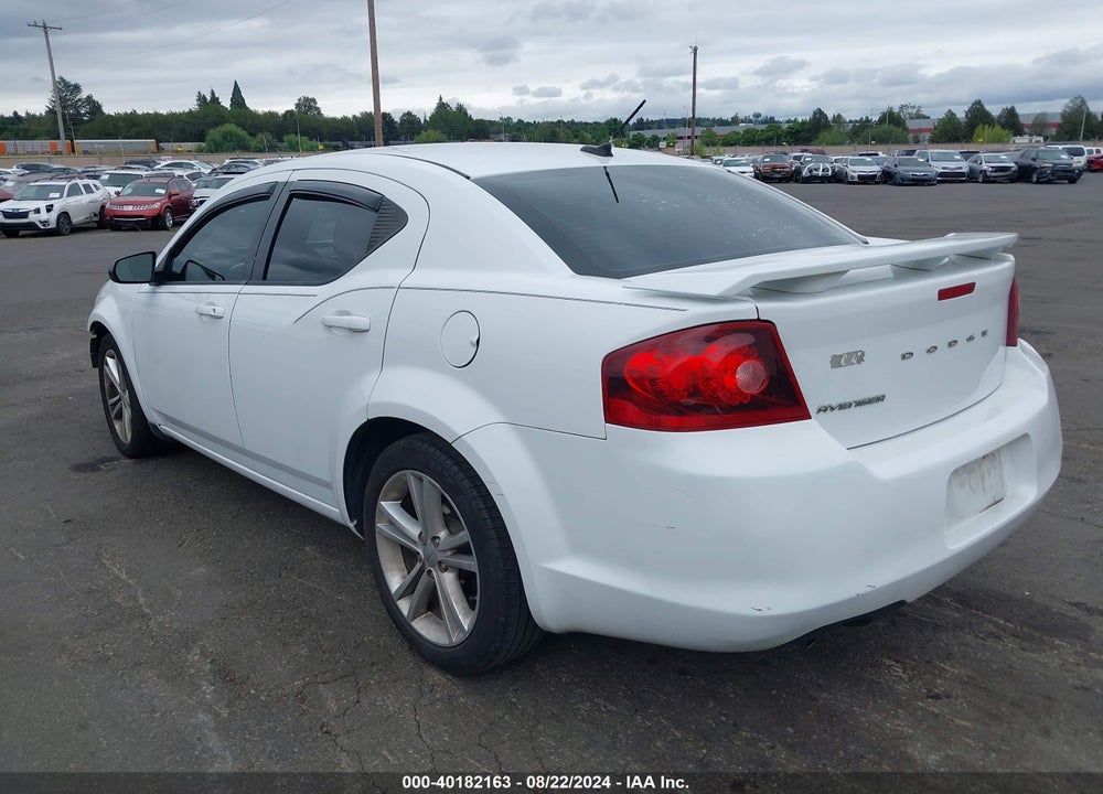 2013 DODGE AVENGER SE V6 VIN: 1C3CDZAG3DN629010