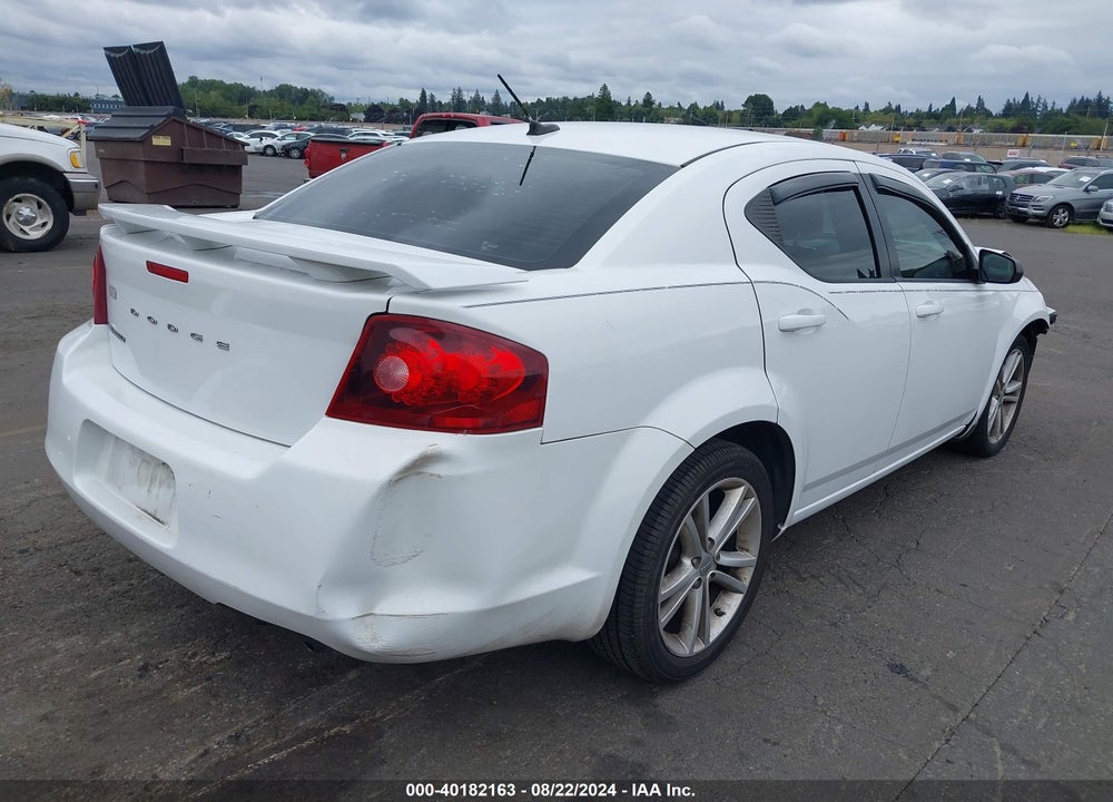2013 DODGE AVENGER SE V6 VIN: 1C3CDZAG3DN629010