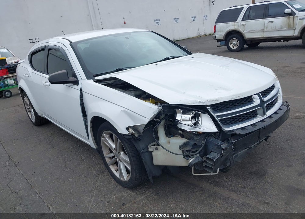 2013 DODGE AVENGER SE V6 VIN: 1C3CDZAG3DN629010