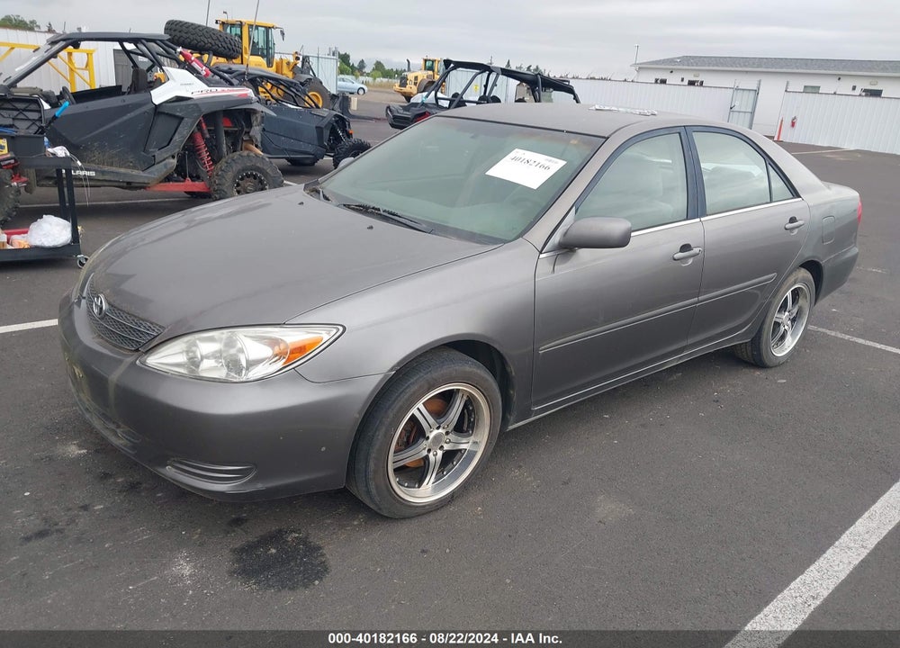 2002 TOYOTA CAMRY LE VIN: 4T1BE32K72U575956