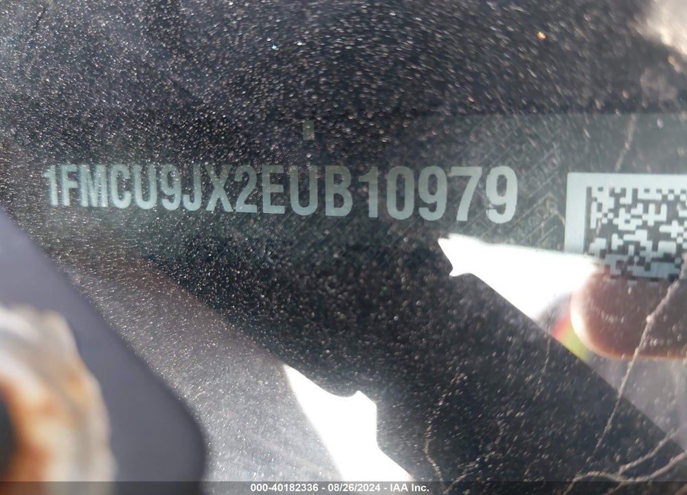 2014 FORD ESCAPE TITANIUM VIN: 1FMCU9JX2EUB10979
