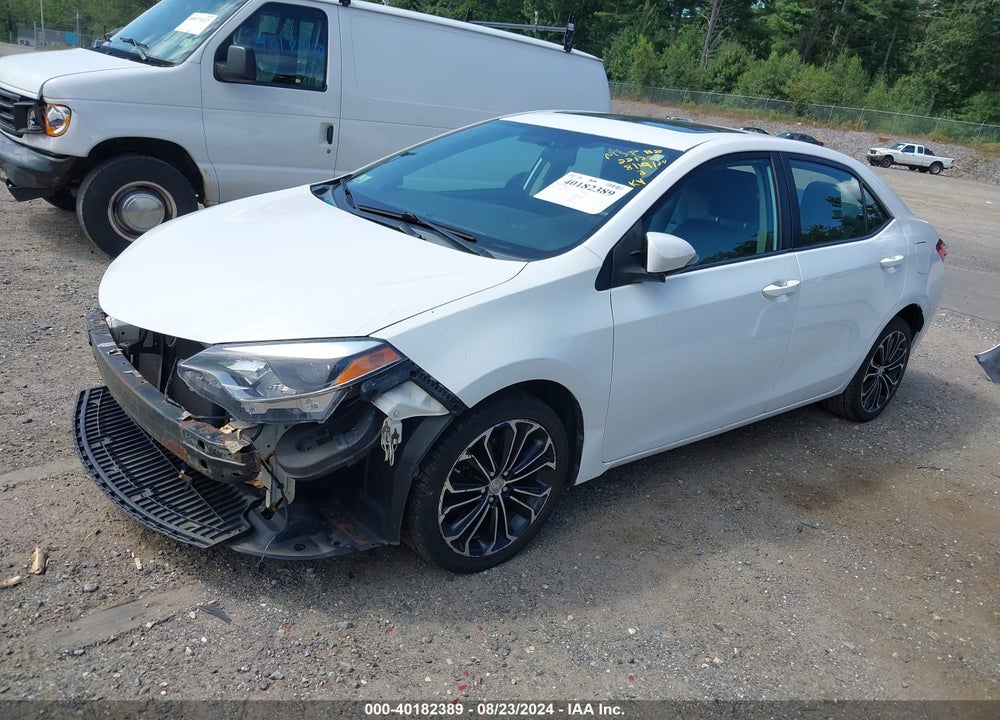 2014 TOYOTA COROLLA VIN: 2T1BURHE2EC066371