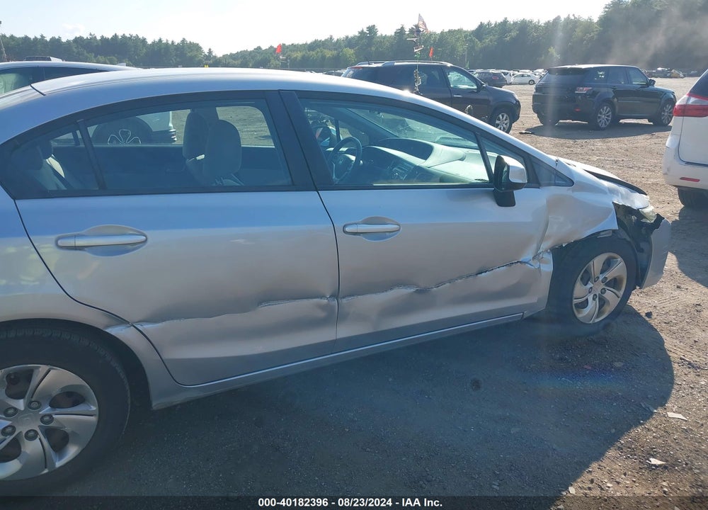 2013 HONDA CIVIC LX VIN: 2HGFB2F55DH528963