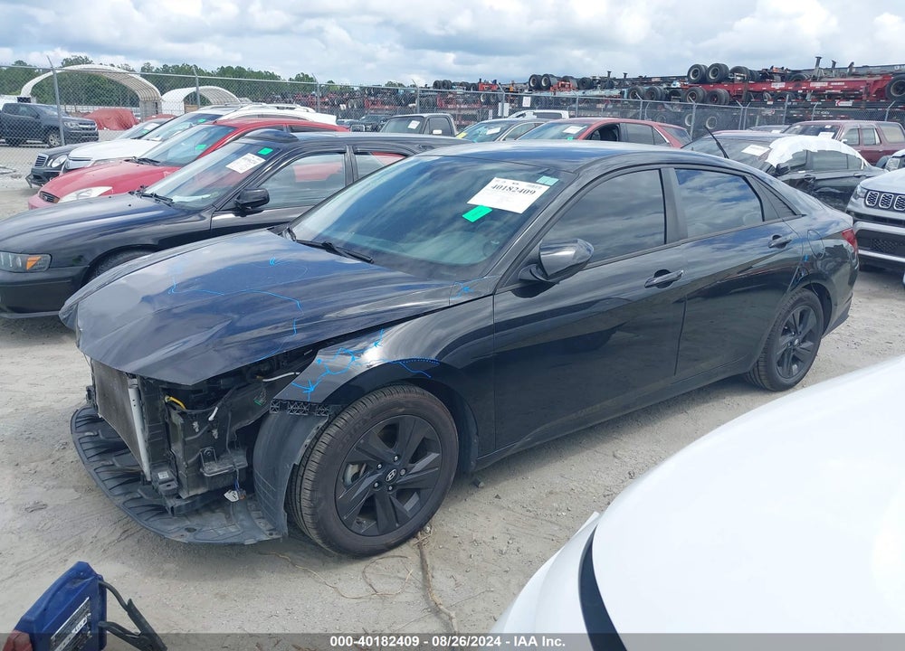 2021 HYUNDAI ELANTRA SEL VIN: 5NPLM4AGXMH027543