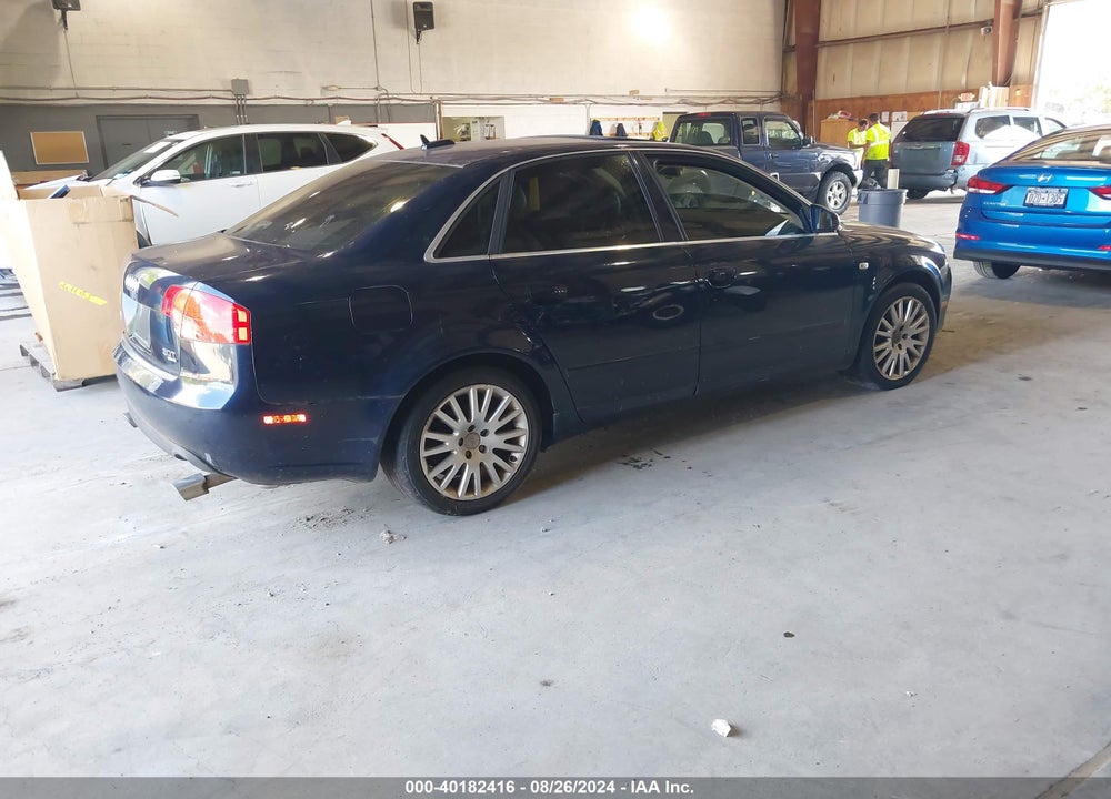 2006 AUDI A4 2.0T VIN: WAUDF78E46A052028