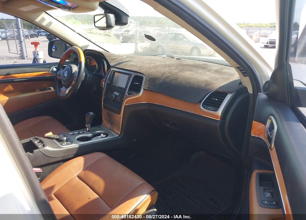 2012 JEEP GRAND CHEROKEE OVERLAND VIN: 1C4RJFCT4CC326786