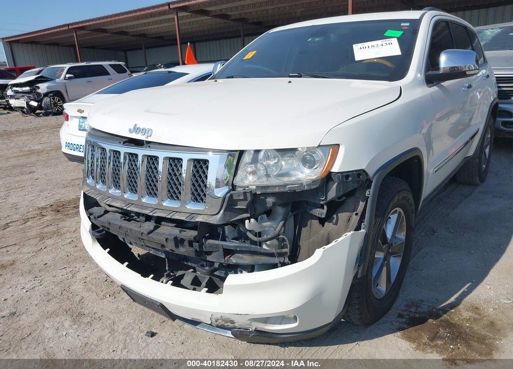 2012 JEEP GRAND CHEROKEE OVERLAND VIN: 1C4RJFCT4CC326786