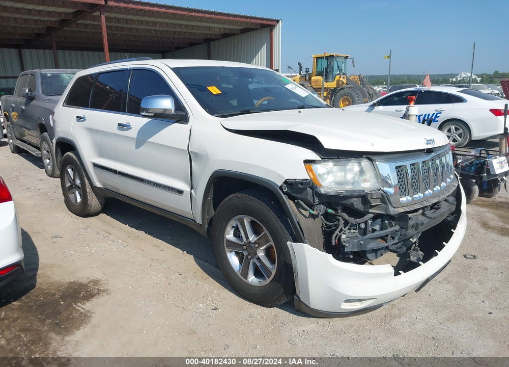 2012 JEEP GRAND CHEROKEE OVERLAND VIN: 1C4RJFCT4CC326786