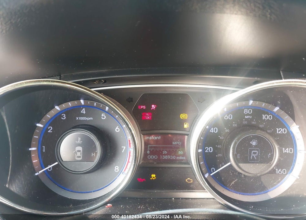 2013 HYUNDAI SONATA GLS VIN: 5NPEB4AC5DH550156
