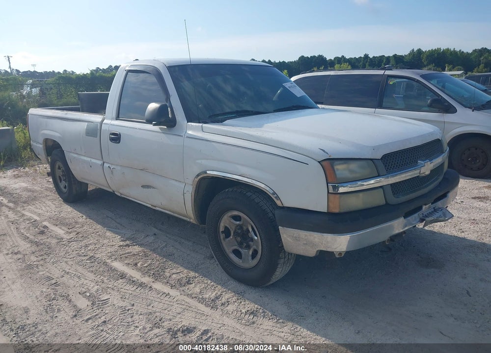 2004 CHEVROLET SILVERADO 1500 WORK TRUCK VIN: 1GCEC14X34Z120354