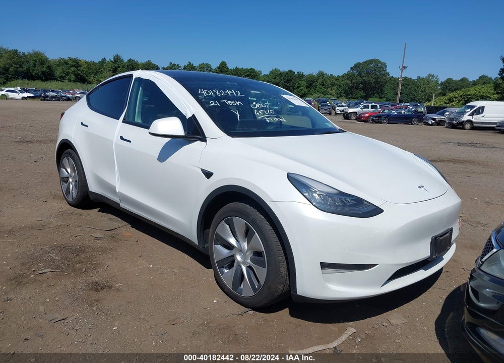 2021 TESLA MODEL Y LONG RANGE DUAL MOTOR ALL-WHEEL DRIVE VIN: 5YJYGDEE4MF198938
