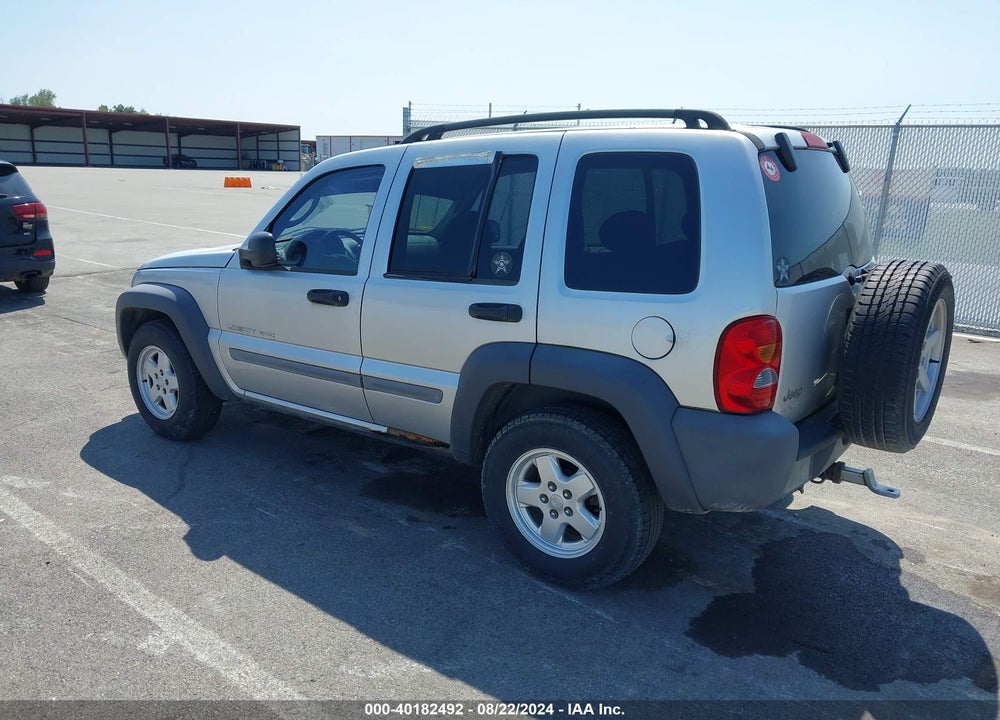 2003 JEEP LIBERTY SPORT VIN: 1J4GL48K93W506716