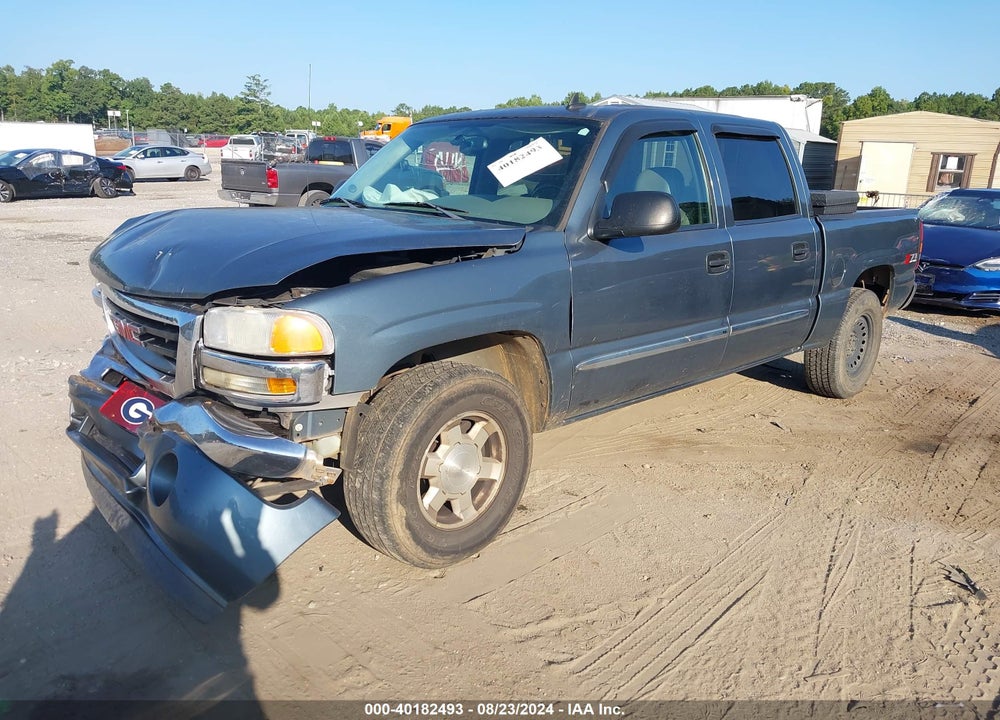 2006 GMC SIERRA 1500 SLT VIN: 2GTEK13TX61233196