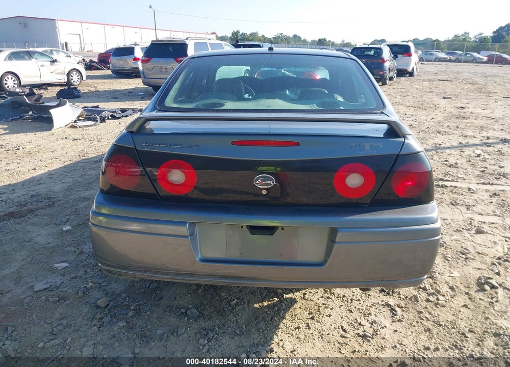2005 CHEVROLET IMPALA LS VIN: 2G1WH52K759220563