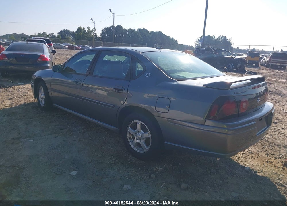 2005 CHEVROLET IMPALA LS VIN: 2G1WH52K759220563