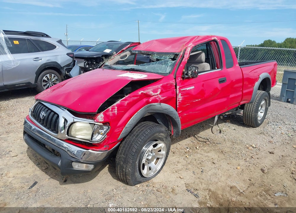 2002 TOYOTA TACOMA PRERUNNER V6 VIN: 5TESN92NX2Z897449