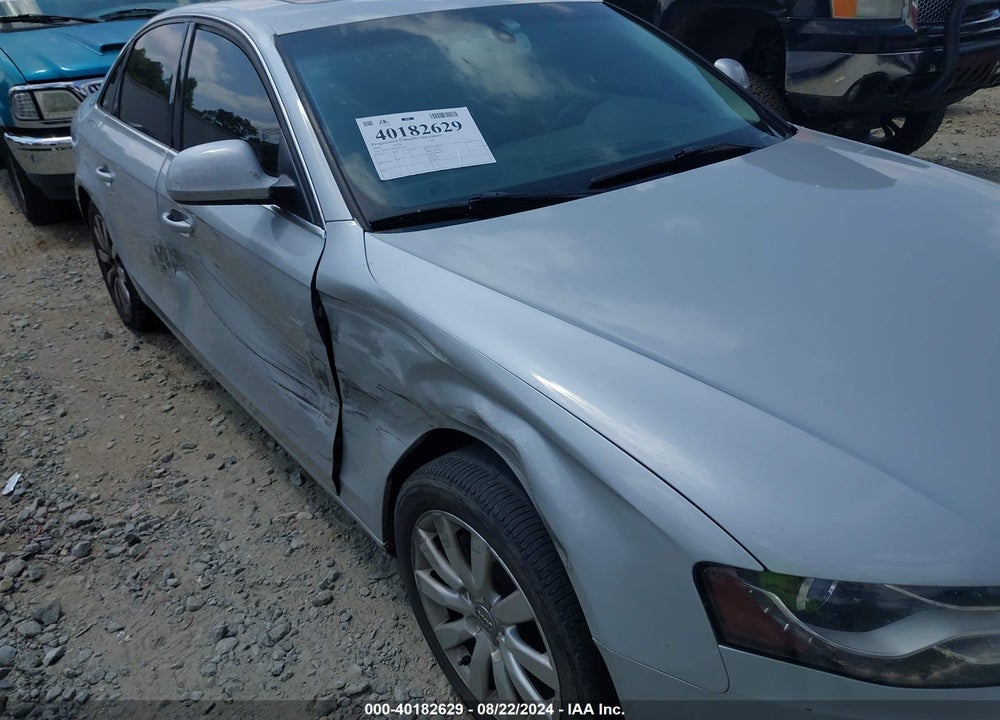 2009 AUDI A4 2.0T PREMIUM VIN: WAUSF78K09N012636