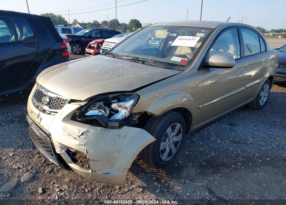 2010 KIA RIO LX VIN: KNADH4A3XA6647317