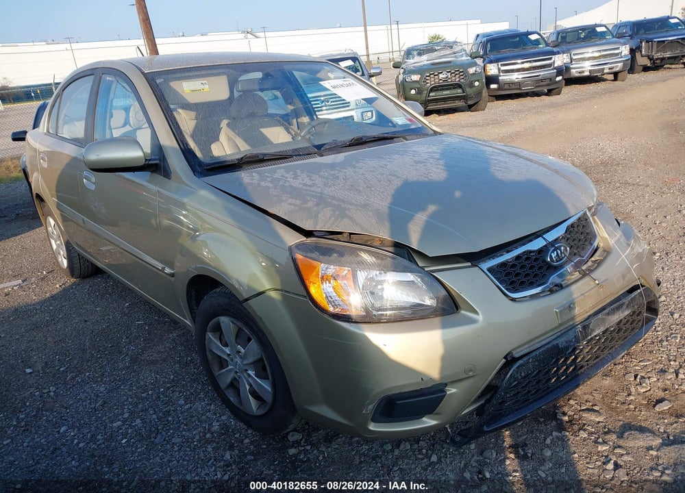 2010 KIA RIO LX VIN: KNADH4A3XA6647317