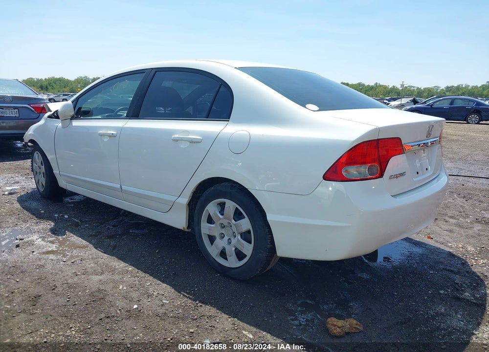 2009 HONDA CIVIC LX VIN: 1HGFA16589L000891
