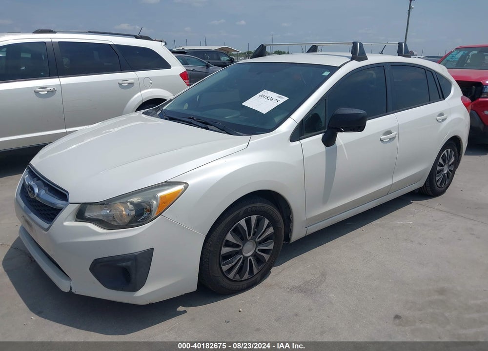 2013 SUBARU IMPREZA 2.0I VIN: JF1GPAA69D2216982