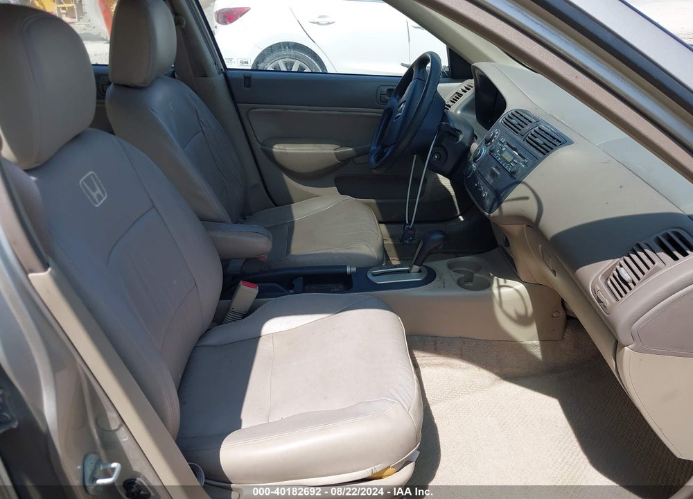 2001 HONDA CIVIC EX VIN: 1HGES26761L028225