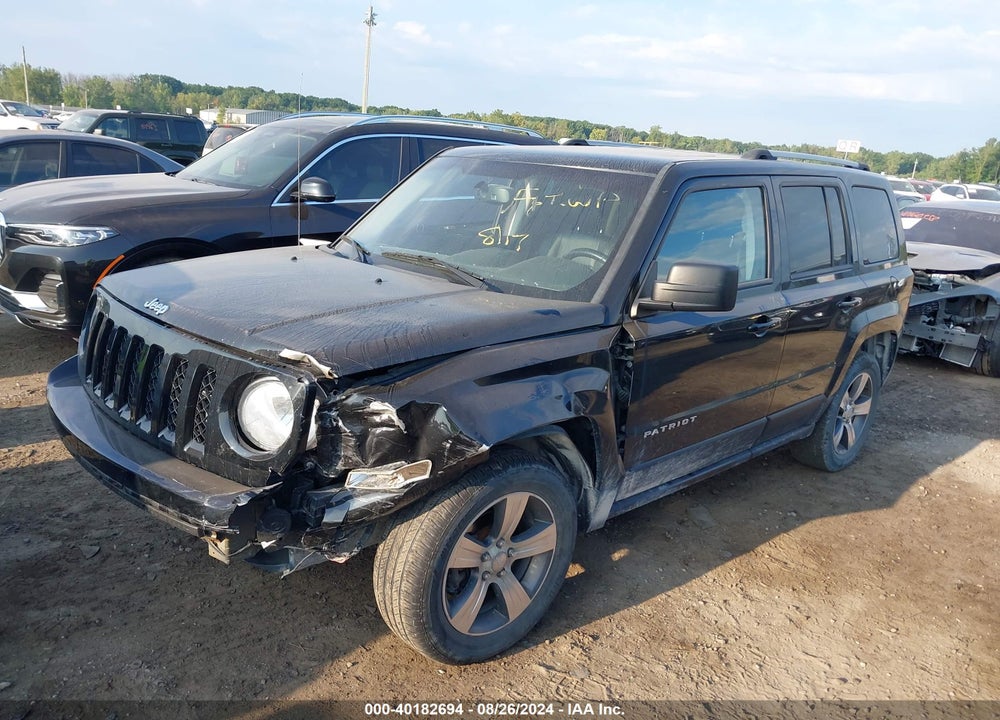 2017 JEEP PATRIOT HIGH ALTITUDE 4X4 VIN: 1C4NJRFBXHD205717