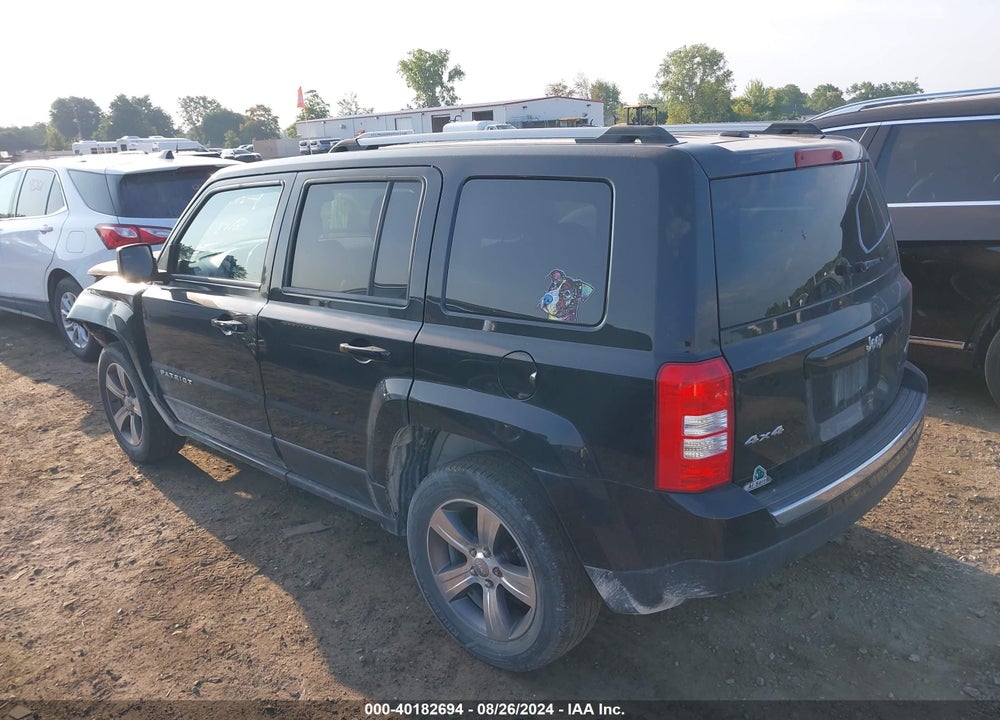 2017 JEEP PATRIOT HIGH ALTITUDE 4X4 VIN: 1C4NJRFBXHD205717