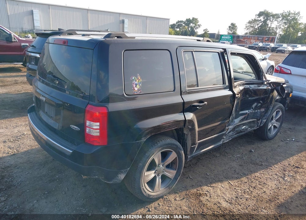 2017 JEEP PATRIOT HIGH ALTITUDE 4X4 VIN: 1C4NJRFBXHD205717