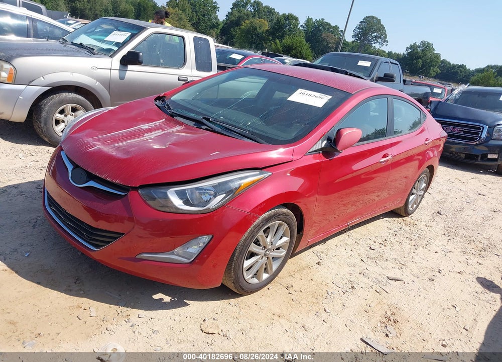 2016 HYUNDAI ELANTRA SE VIN: KMHDH4AEXGU489467