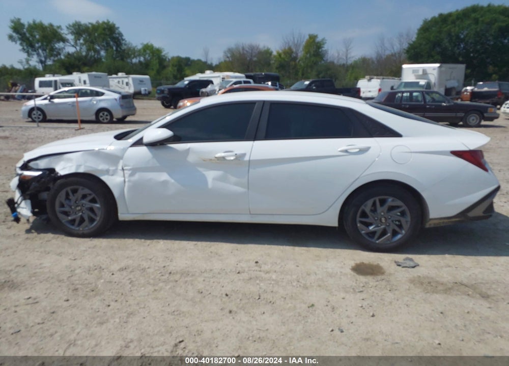 2024 HYUNDAI ELANTRA HYBRID BLUE VIN: KMHLM4DJ5RU100673