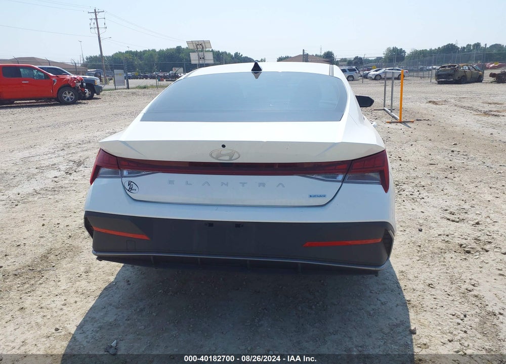 2024 HYUNDAI ELANTRA HYBRID BLUE VIN: KMHLM4DJ5RU100673