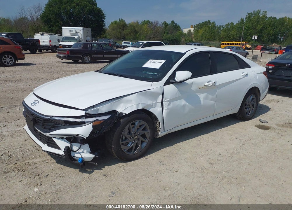 2024 HYUNDAI ELANTRA HYBRID BLUE VIN: KMHLM4DJ5RU100673