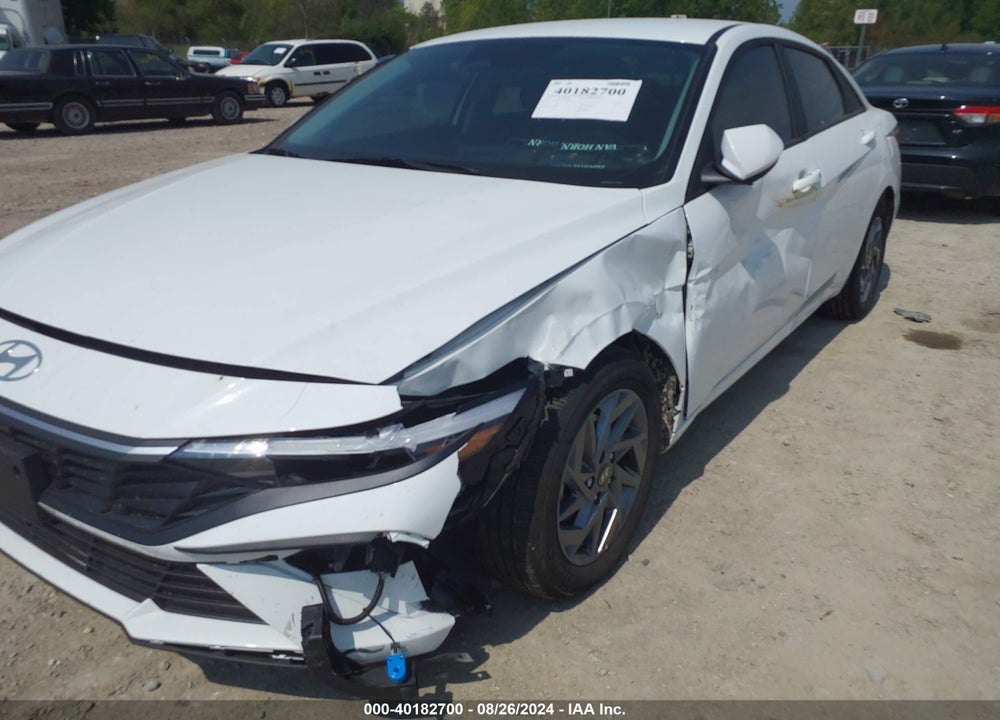 2024 HYUNDAI ELANTRA HYBRID BLUE VIN: KMHLM4DJ5RU100673