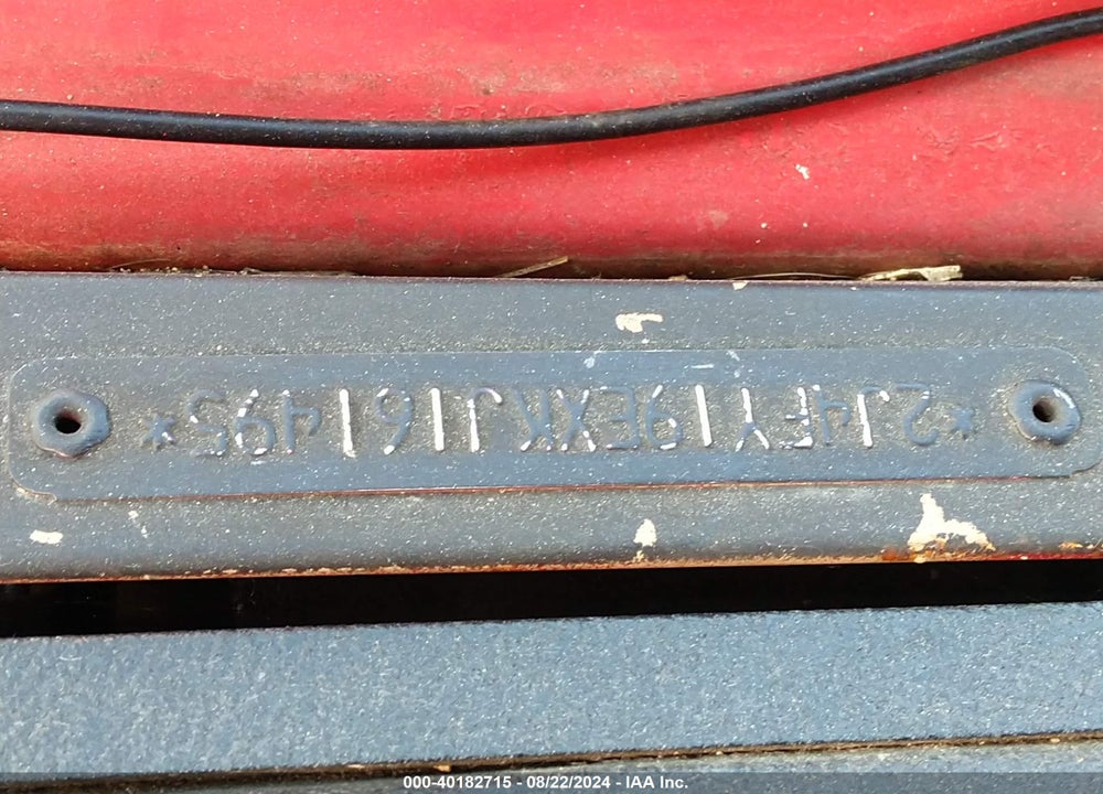 1989 JEEP WRANGLER / YJ VIN: 2J4FY19EXKJ161495
