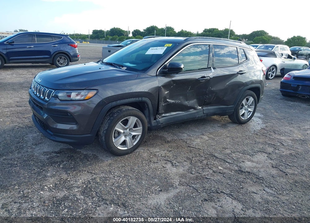 2022 JEEP COMPASS LATITUDE FWD VIN: 3C4NJCBB6NT234480