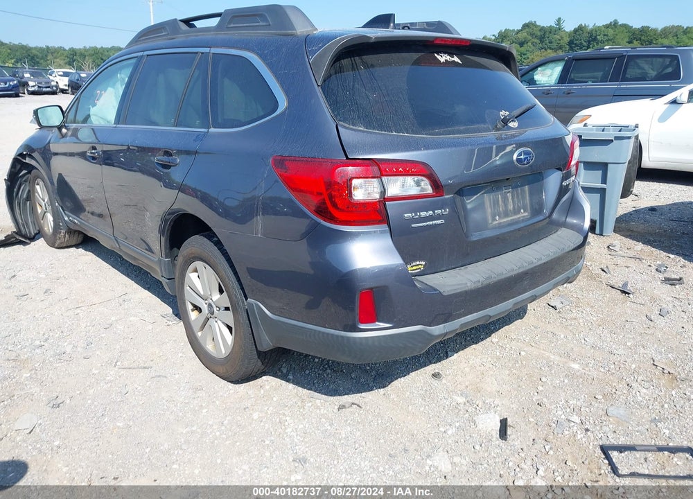 2016 SUBARU OUTBACK 2.5I PREMIUM VIN: 4S4BSAFC4G3309324