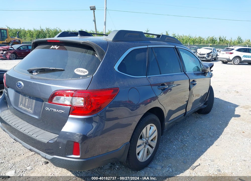 2016 SUBARU OUTBACK 2.5I PREMIUM VIN: 4S4BSAFC4G3309324